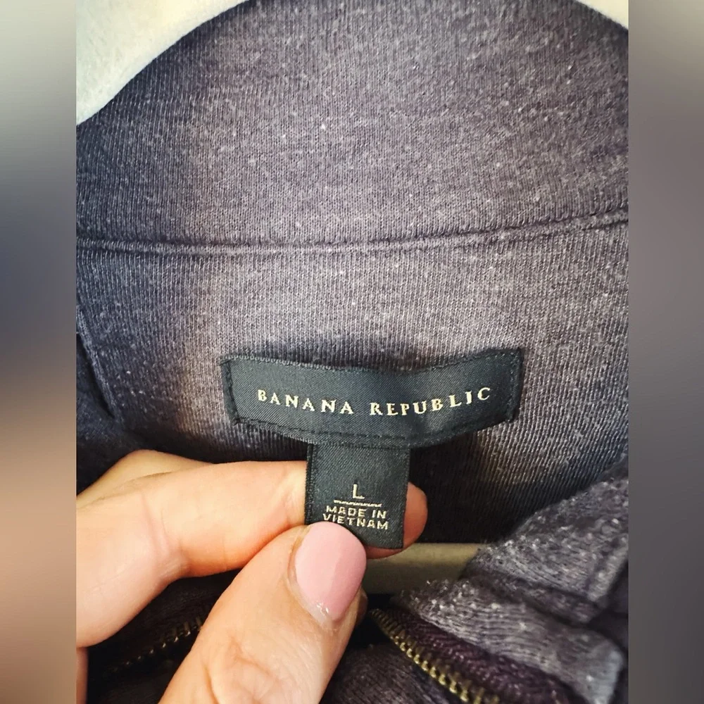 Banana Republic Quarter Button Up Sweater - Picture 3 of 4